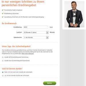 Kreditantrag Norisbank